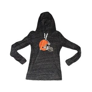 CLEVELAND BROWNS athletic NFL  team apparel thin Hoodie men's S NFL Football
